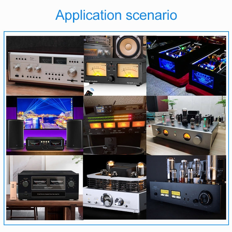 TR-35 VU Meter Power AMP Amplifier DB Table Audio Level Head Meter Sound Pressure Meter by buy2fix