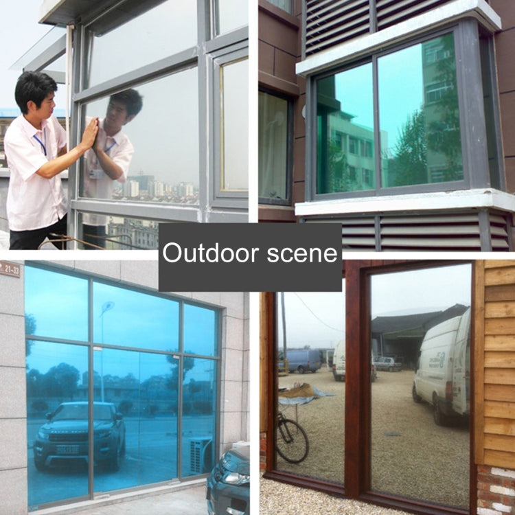 UV Reflective One Way Privacy Decoration Glass Window Film Sticker, Width: 90cm, Length: 1m(Silver) by buy2fix