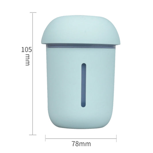 3 in 1 Multi-function USB Charge Mushroom Shape Electric Aroma Essential Ultrasonic Aromatherapy Cool Mist Humidifier with Extended USB Port(Blue) by buy2fix