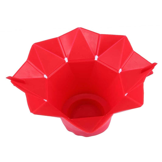 2 PCS Creative Foldable Silicone Microwave Popcorn Maker(Red) by buy2fix