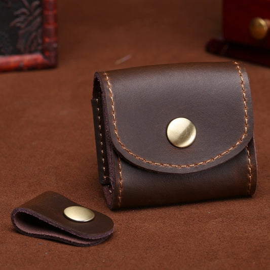 Data Wire Charger Earphone Portable Receiving Case Arrange Package(Brown) by buy2fix