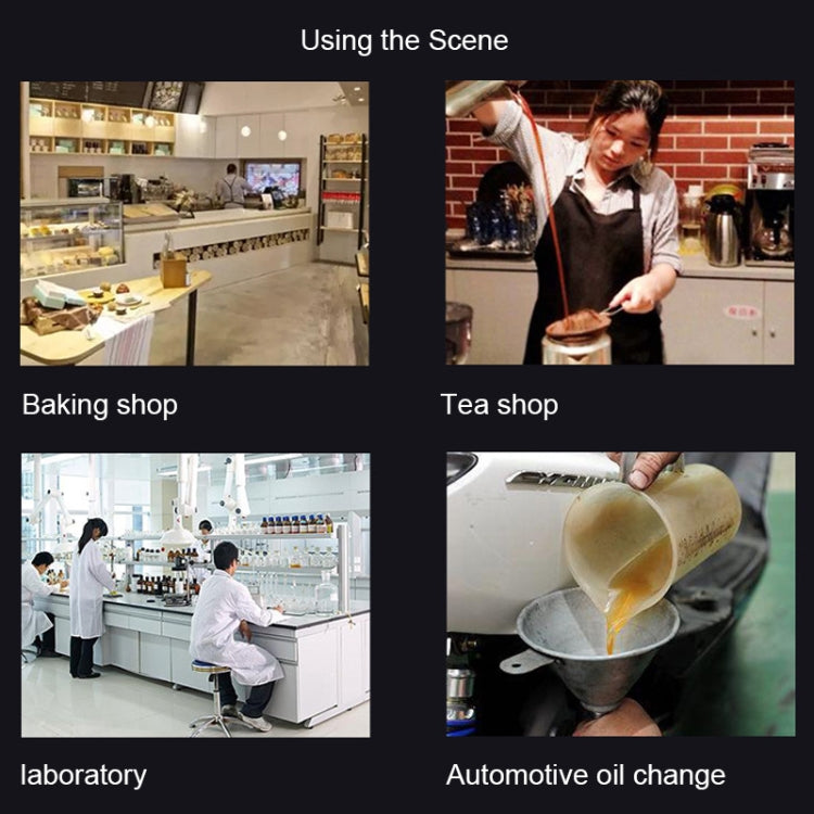 500ml PP Plastic Flask Digital Measuring Cup Cylinder Scale Measure Glass Lab Laboratory Tools(Transparent) by buy2fix