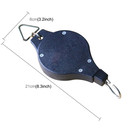 Plant Pulley Adjustable Heavy Duty Hanging Hooks Plant Hangers for Hanging Planters by buy2fix