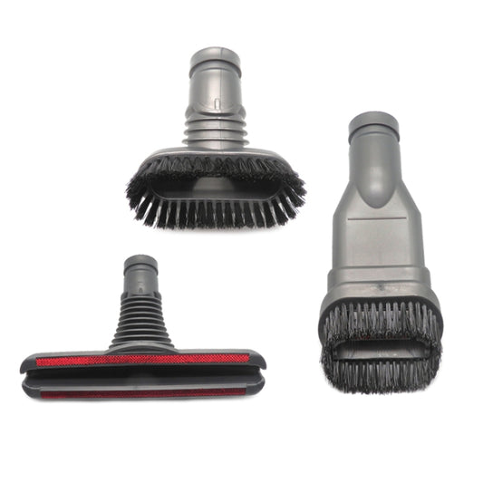 XD969 3 in 1 Round Brush + Stiff Brush + Bed Brush for Dyson Vacuum Cleaner by buy2fix