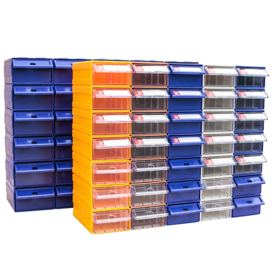 Thickened Combined Plastic Parts Cabinet Drawer Type Component Box Building Block Material Box Hardware Box, Random Color Delivery, Size: 32cm x 16cm x 8.5cm by buy2fix