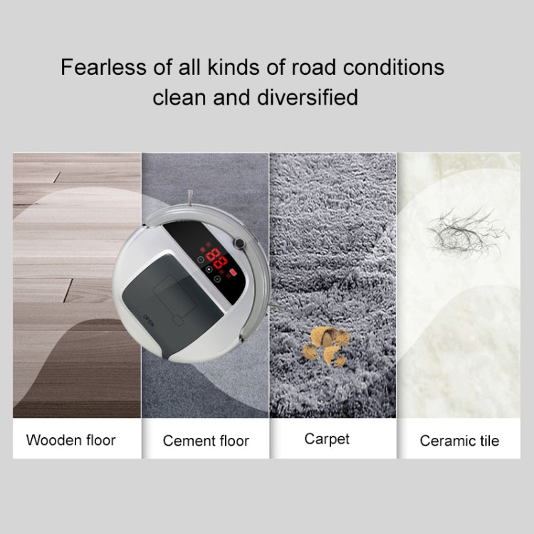 FD-3RSW(IIC)CS 1000Pa Large Suction Smart Household Vacuum Cleaner Clean Robot by buy2fix