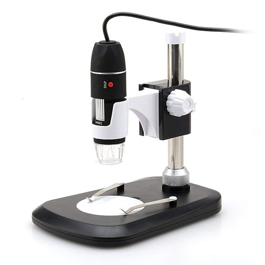 DMS-MDS800 40X-1600X Magnifier 2.0MP Image Sensor USB Digital Microscope with 8 LEDs & Professional Stand by buy2fix