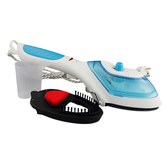 YB-888 900W 2 in 1 Multifunction Household Small Handheld Ironer Travel Portable Handheld Steam Hanging Hot Machine with Steam Brush & Measuring Cup, EU Plug(Blue) by buy2fix