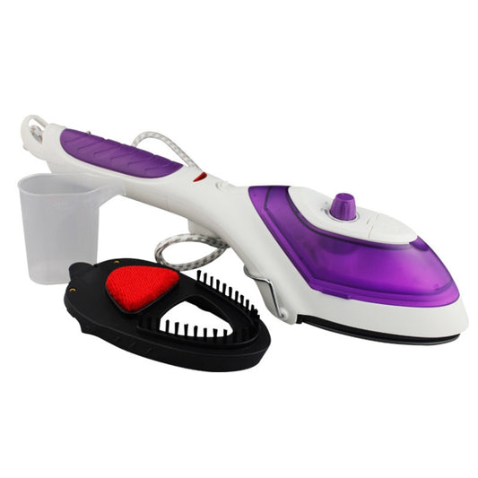YB-888 900W 2 in 1 Multifunction Household Small Handheld Ironer Travel Portable Handheld Steam Hanging Hot Machine with Steam Brush & Measuring Cup, EU Plug(Purple) by buy2fix