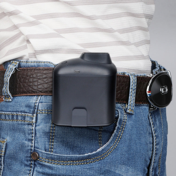 Portable Creative Hanging Waist USB Fan with Three Adjustable Wind Speed (Black) by buy2fix