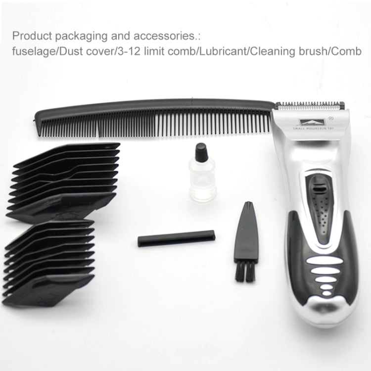 Battery Power Supplied Electric Hair Shaver For Children Man Haircut Machine(Silver) by buy2fix