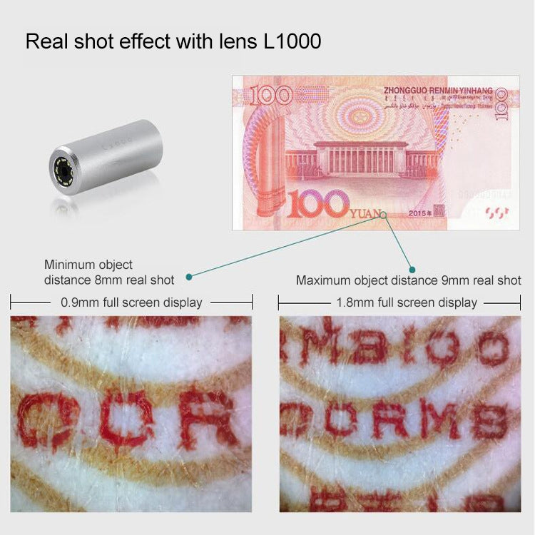 Supereyes L1000 1000X Electronic Microscope Lens Accessories for HCB0990 by Supereyes