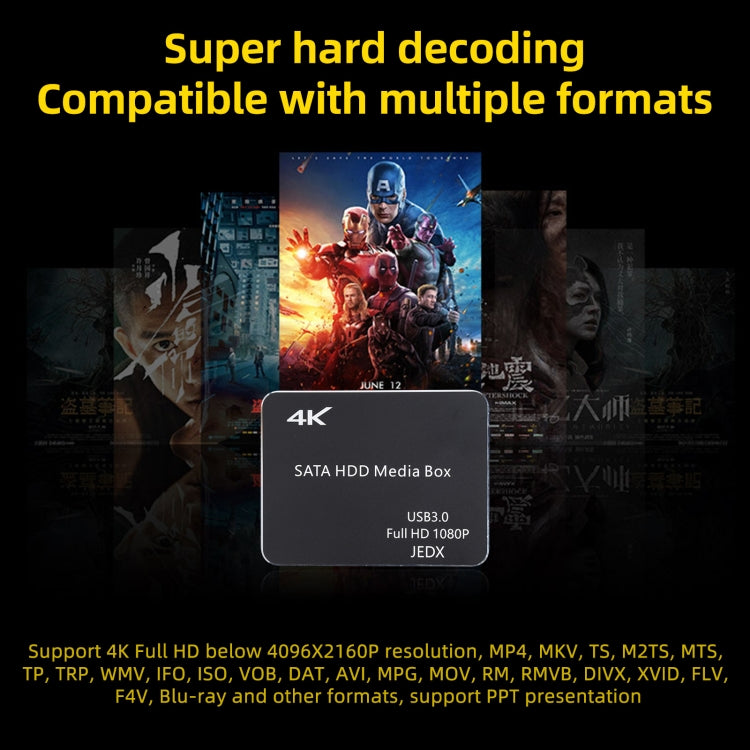 X8 UHD 4K Android 4.4.2 Media Player TV Box with Remote Control, RK3229 Quad Core up to 1.5GHz, RAM: 1GB, ROM: 8GB, Support WiFi, USB 3.0, HD Media Interface, TF Card, US Plug by buy2fix