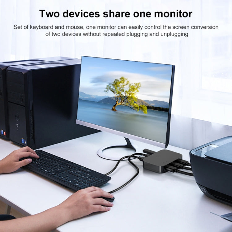 2x1 4Kx2K HDMI / USB / KVM Switch by buy2fix