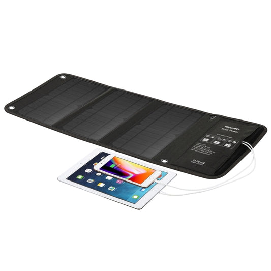 HAWEEL 21W Foldable Solar Panel Charger with 5V 3A Max Dual USB Ports by HAWEEL