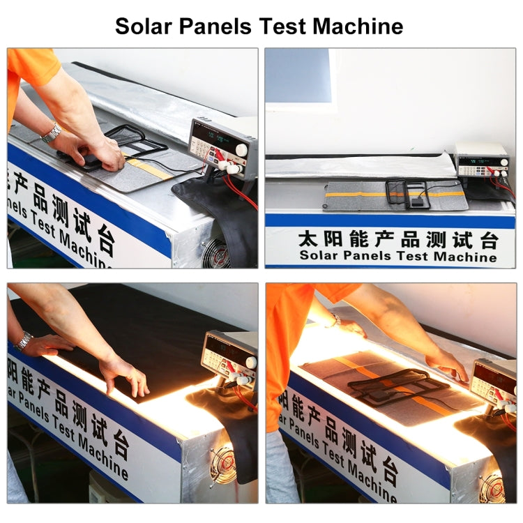 HAWEEL 100W Foldable Solar Panel Charger Travel Folding Bag (Black) by HAWEEL