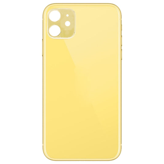 Glass Battery Back Cover for iPhone 11(Yellow) by buy2fix