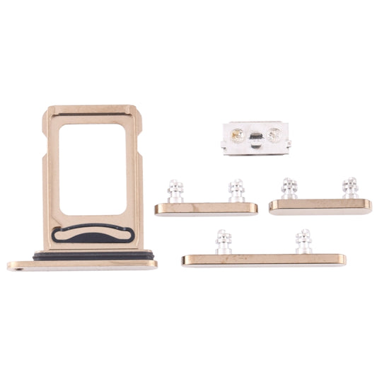 SIM Card Tray + SIM Card Tray + Side Keys for iPhone 12 Pro(Gold) by buy2fix