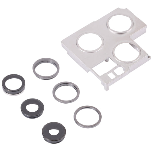 Camera Lens Cover With Retaining Bracket for iPhone 13 Pro(Graphite) by buy2fix