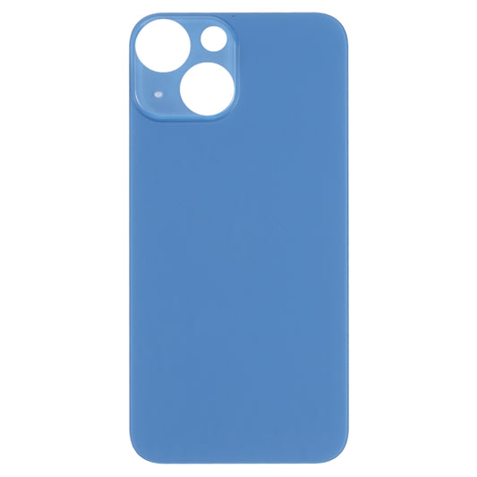 Easy Replacement Big Camera Hole Glass Back Battery Cover for iPhone 13 mini(Blue) by buy2fix