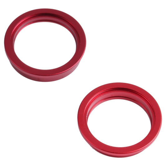2 PCS Rear Camera Glass Lens Metal Outside Protector Hoop Ring for iPhone 13 mini(Red) by buy2fix