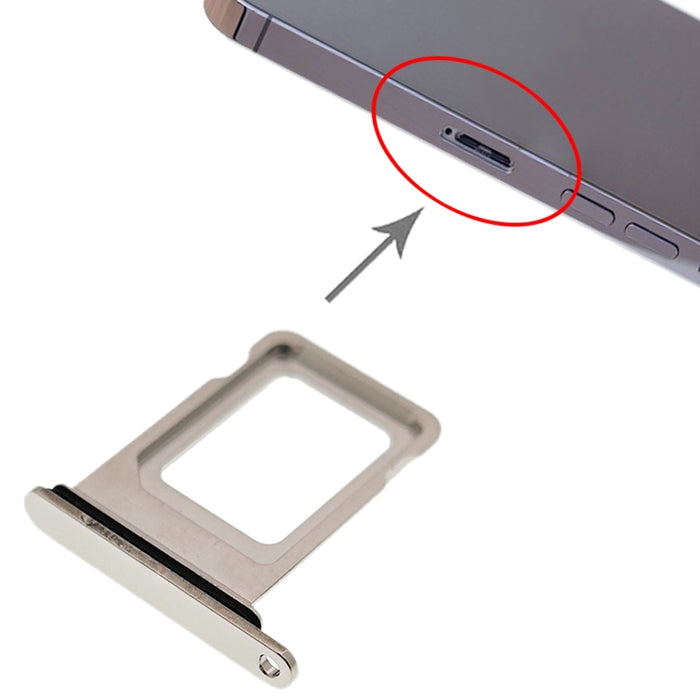SIM Card Tray for iPhone 13 Pro (Silver) by buy2fix
