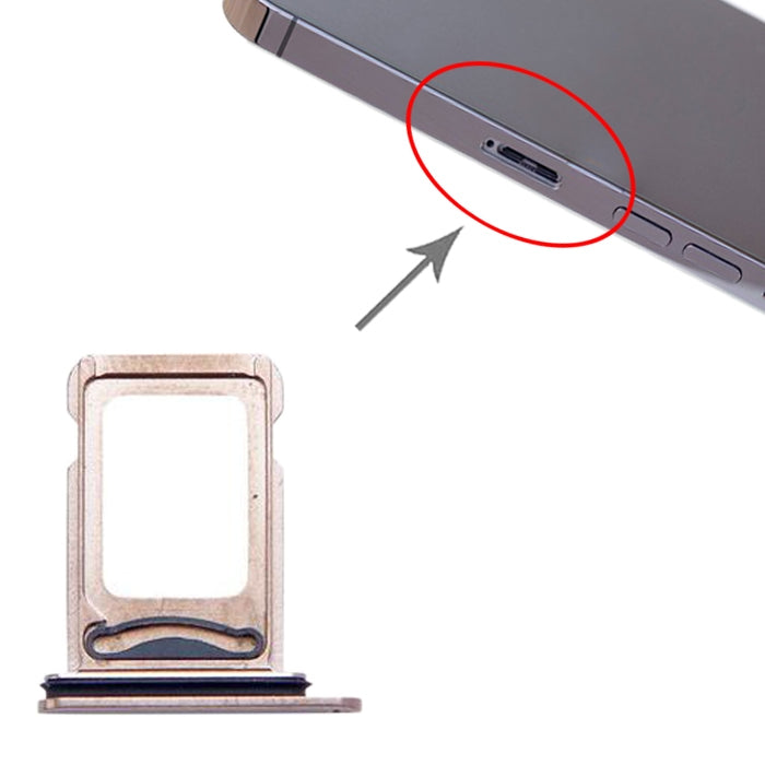 SIM+SIM Card Tray for iPhone 13 Pro(Gold) by buy2fix