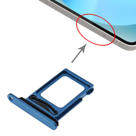 SIM+SIM Card Tray for iPhone 13 (Blue) by buy2fix