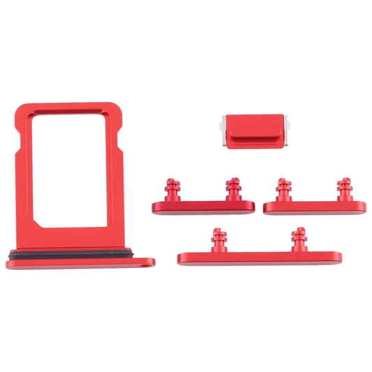 SIM Card Tray + Side Keys for iPhone 12 Mini(Red) by buy2fix