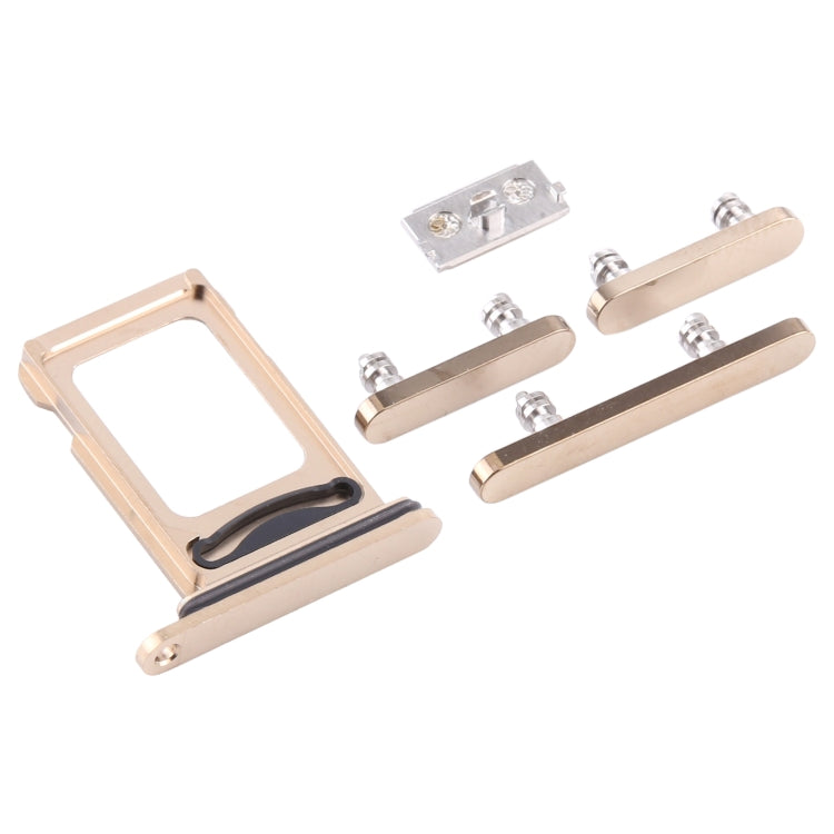 SIM Card Tray + SIM Card Tray + Side Keys for iPhone 12 Pro Max(Gold) by buy2fix