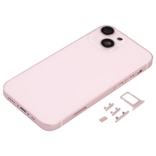 Back Housing Cover with SIM Card Tray & Side Keys & Camera Lens for iPhone 13 Mini(Gold) by buy2fix
