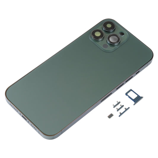Back Housing Cover with SIM Card Tray & Side Keys & Camera Lens for iPhone 13 Pro Max(Green) by buy2fix