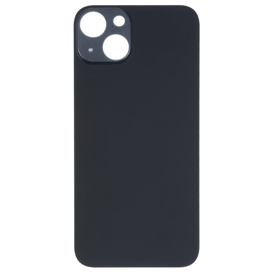 Easy Replacement Big Camera Hole Glass Back Battery Cover for iPhone 14(Black) by buy2fix