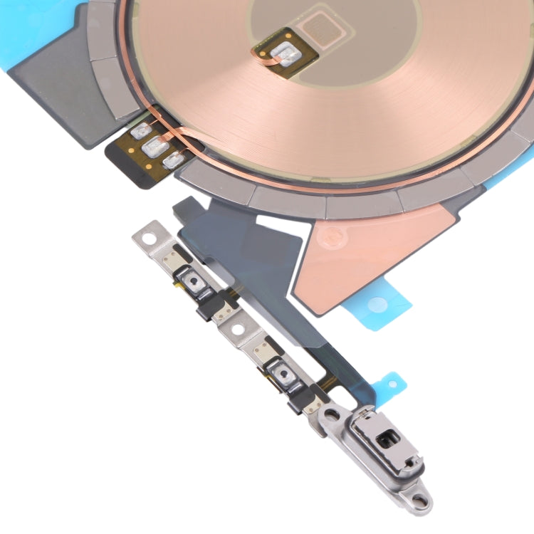 For iPhone 14 Pro Max NFC Wireless Charging Module with Power and Volume Flex Cable by buy2fix