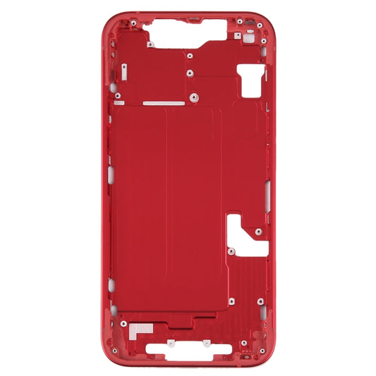 For iPhone 14 Middle Frame with Side Keys (Red) by buy2fix
