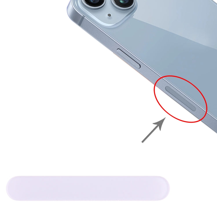 For iPhone 14 / 14 Plus US Edition 5G Signal Antenna Glass Plate (Purple) by buy2fix