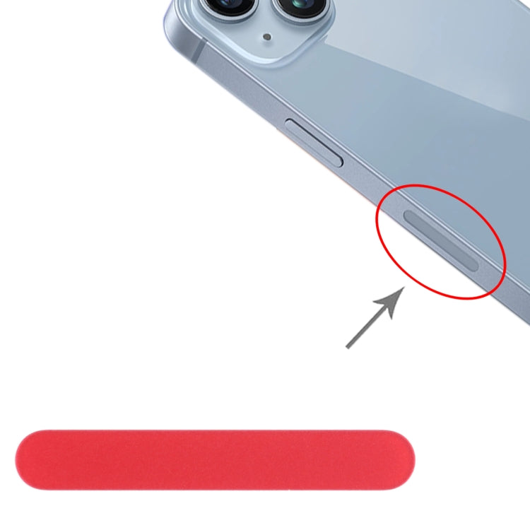 For iPhone 14 / 14 Plus US Edition 5G Signal Antenna Glass Plate (Red) by buy2fix