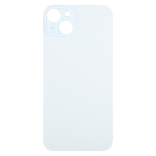 For iPhone 15 Plus Glass Battery Back Cover(Blue) by buy2fix