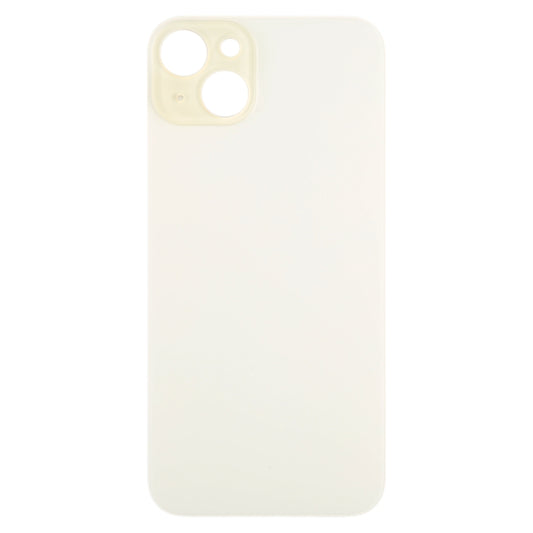 For iPhone 15 Plus Glass Battery Back Cover(Yellow) by buy2fix