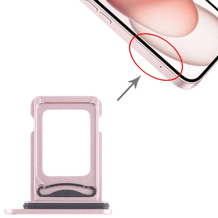 For iPhone 15 SIM + SIM Card Tray (Pink) by buy2fix