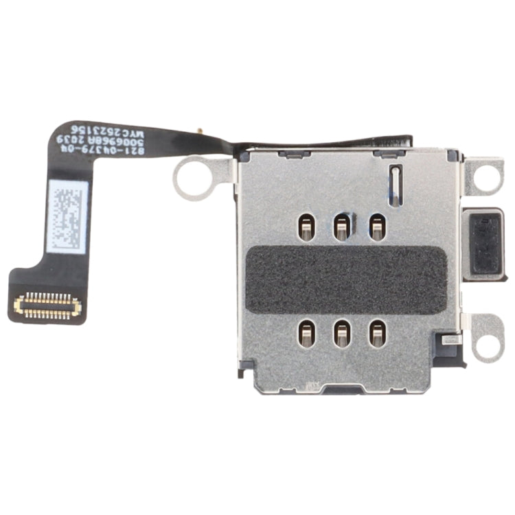 For iPhone 15 Plus Double SIM Card Holder Socket with Flex Cable by buy2fix
