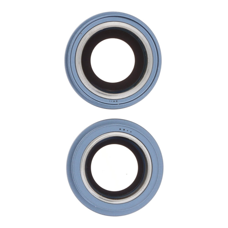 For iPhone 15 / 15 Plus 1set Camera Lens Cover (Blue) by buy2fix