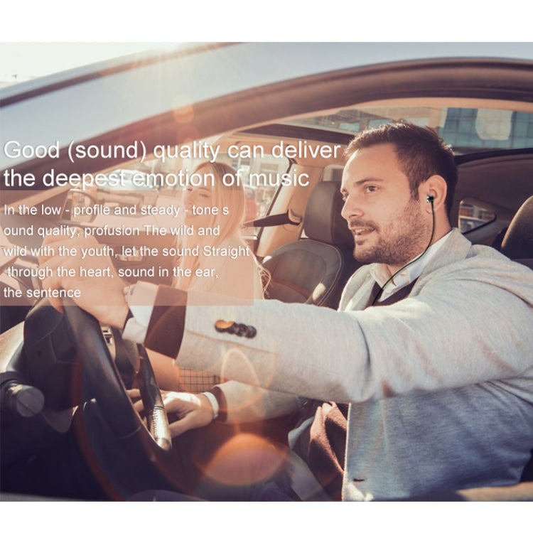 Fineblue F910 CSR4.1 Retractable Cable Caller Vibration Reminder Anti-theft Bluetooth Headset(Gold) by Fineblue