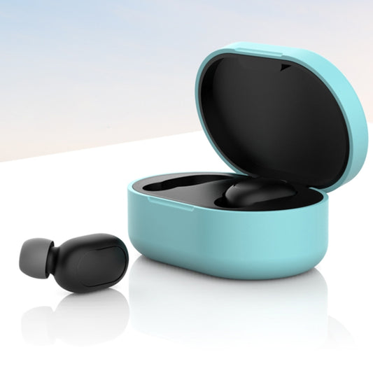 Silicone Charging Box Protective Case for Xiaomi Redmi AirDots / AirDots S / AirDots 2(Mint Green) by buy2fix