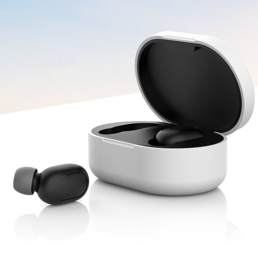 Silicone Charging Box Protective Case for Xiaomi Redmi AirDots / AirDots S / AirDots 2(White) by buy2fix