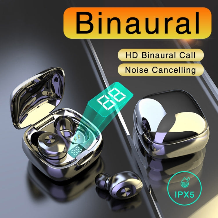 XG-8 TWS Digital Display Touch Bluetooth Earphone with Magnetic Charging Box(White) by buy2fix