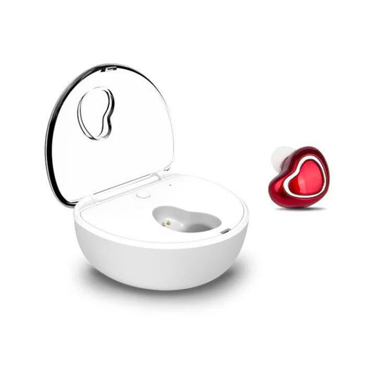 X7 Bluetooth 4.1 Mini Invisible Wireless Sports Bluetooth Earphone with Charging Box (Red) by buy2fix