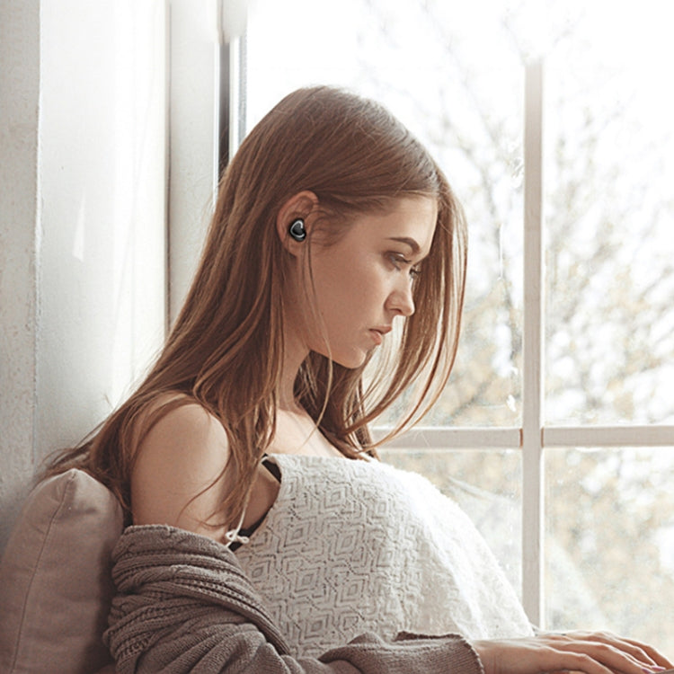 X7 Bluetooth 4.1 Mini Invisible Wireless Sports Bluetooth Earphone with Charging Box (Red) by buy2fix