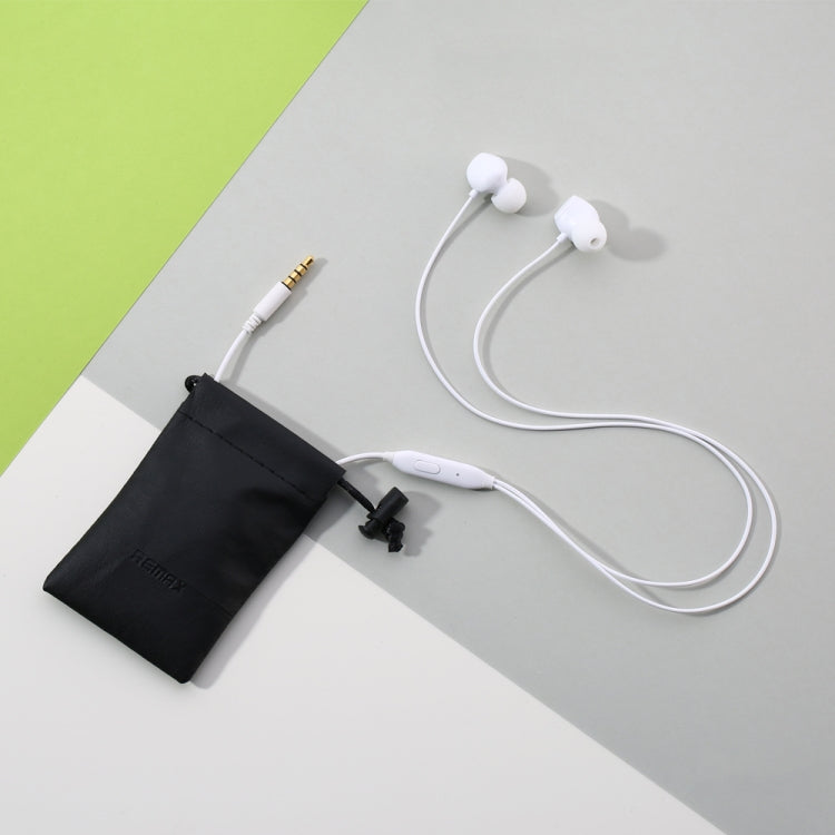 REMAX RM-550 3.5mm Gold Pin In-Ear Stereo Music Earphone with Wire Control + MIC, Support Hands-free (Black) by REMAX