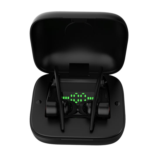 Q83 Wireless Ear-mounted Sports Bluetooth Earphone with Charging Box, Supports Three-screen LED Power Display & Power Bank by buy2fix